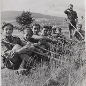 German boy scouts in British Zone, Germany