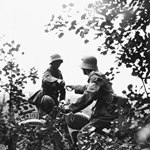German dispatch riders pre-WWII