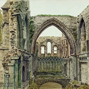Glastonbury Abbey ruins, Somerset