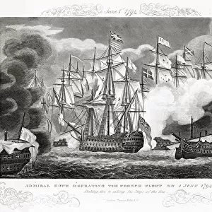 GLORIOUS FIRST OF JUNE The French fleet is defeated by Howe off Ushant