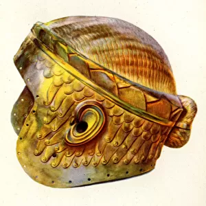 Gold helmet of Meskalamdug, Ur