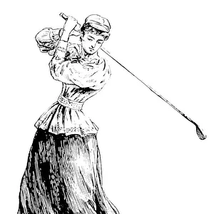 Golf / Lady Golfer 1890
