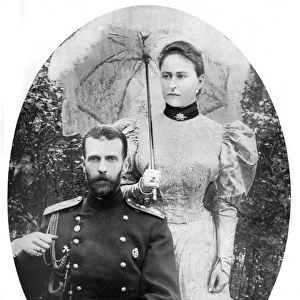 The Grand Duke Sergius of Russia with his wife Princess Eliz