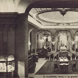 The Grand Hall in Claridges hotel, Paris, 1920s