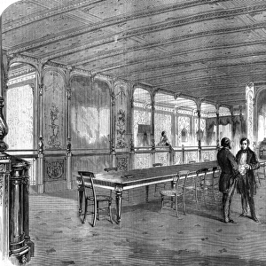 Grand Saloon of the Great Eastern steam ship, 1859