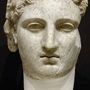 GREEK ART. REPUBLIC OF ALBANIA. Bust of woman. Herculaneum ty