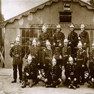 Group photo, Epsom Fire Station, Surrey