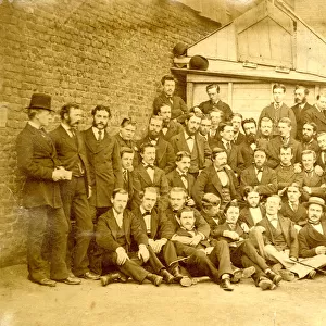 Group photo, men in Liverpool