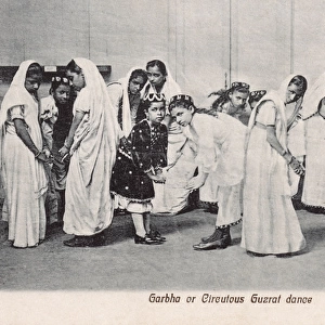 Gujarat, India - Garba or Circular Gujarat Dance