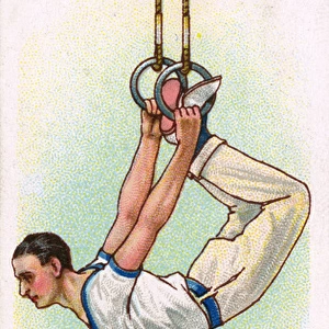 Gymnast on Rings 1914