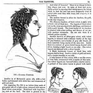 Hairstyles / Evening 1868