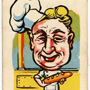 Happy Familes Playing Cards - Mr Dough the Baker