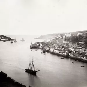 Harbour, estuary and baots, Fowey, Cornwall