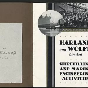 Harland & Wolff - promotional brochure