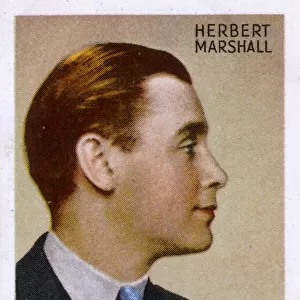 Herbert Marshall, English actor
