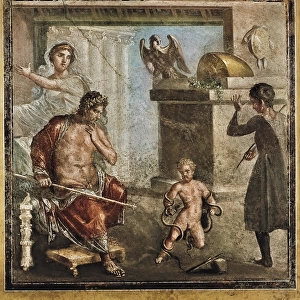 Hercules Strangling the Snake. 1st c. ITALY. Pompeii