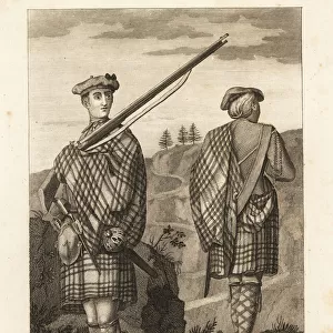 Highland Soldiers, 17th century, in bonnet