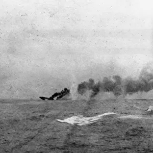 HMS Indefatigable sinking, Battle of Jutland, WW1