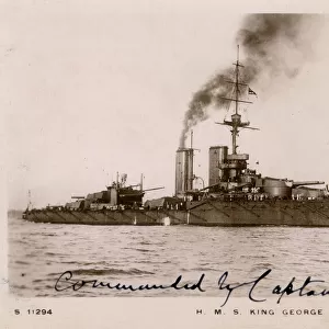 HMS King George V, British battleship