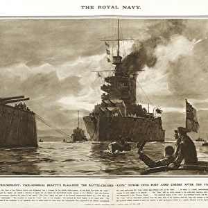 HMS Lion of the Royal Navy in Great War Deeds, WW1