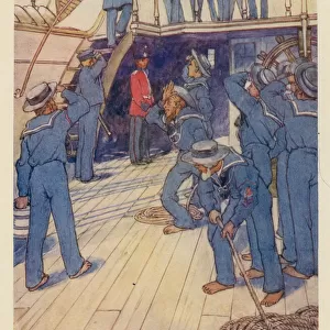 HMS Pinafore, Captain Corcoran and crew