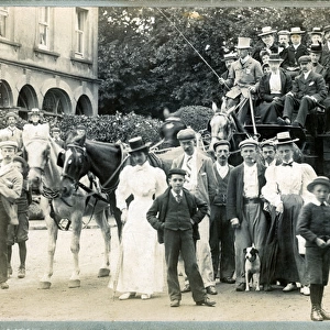 Horse-drawn Carriage with Holidaymakers, Shanklin, Isle of W
