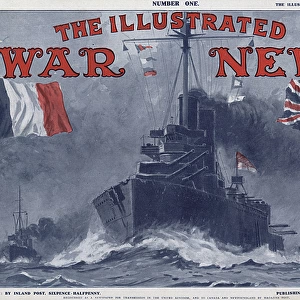 Illustrated War News front cover, naval, 12 August 1914