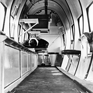 The interior of a Vickers Vimy Ambulance