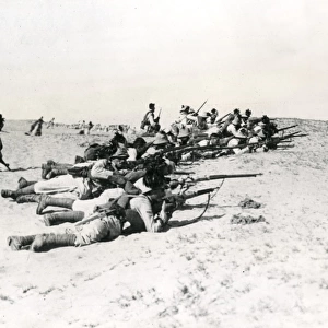 Italian Bersaglieri soldiers, Palestine, WW1