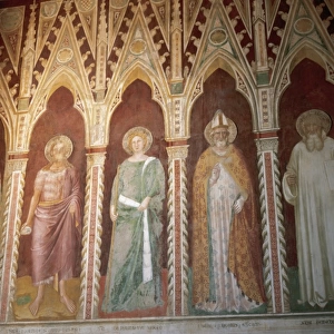 Italy. Basilica Saint Miniato al Monte. Frescoes
