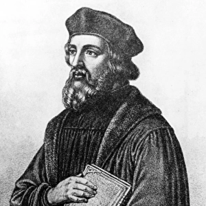 Jan Hus with Book