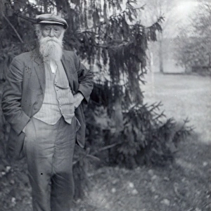 John Burroughs, author and naturalist, full-length portrait