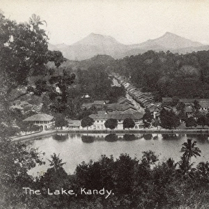 Kandy Lake, Kandy, Ceylon (Sri Lanka)