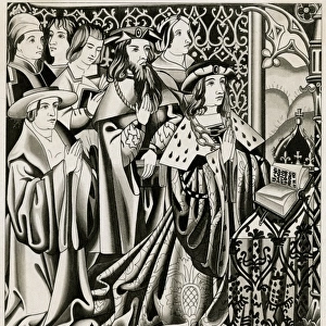 King Henry VI praying