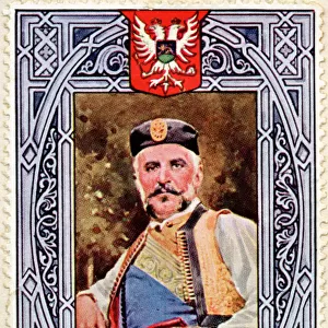 King of Montenegro / Stamp