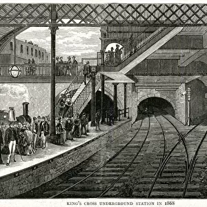 Kings Cross underground station 1868