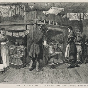 The kitchen of a common lodging house, Spitalfields, London