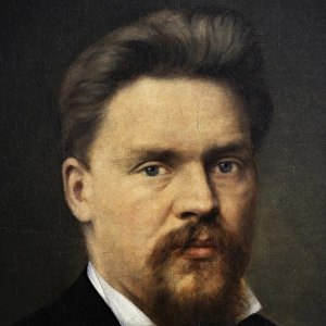 Krisjanis Smith (1847-1885). Latvian lawyer. Portrait by J. S