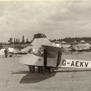 Kronfeld Drone de Luxe, G-AEKV, at the 1957 RAeS Garden Part