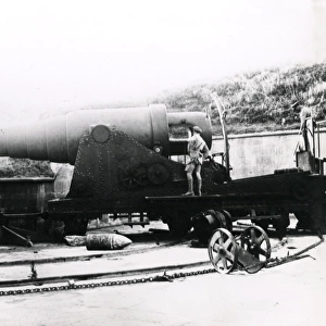 Krupp gun at Fort Chemenik, Gallipoli, Turkey