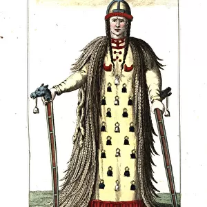 Labantsiksa, shaman of the Khorintzi Buryats