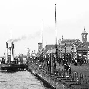 The Landing Stage, Liverpool - early 1900s