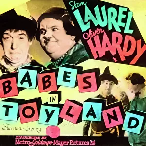 Laurel and Hardy Babes in Toyland movie advertisement