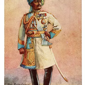 Full lemgth image of the Maharajah Sir Pratap Singh
