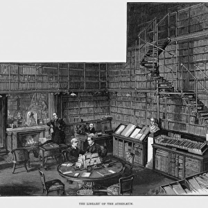 The Library of the Athenaeum Club, London, 1893