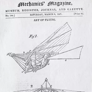 A Line-Drawing of Thomas Walkers First Design for a Fly?