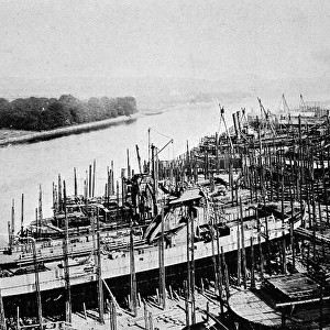 The Lobnitz Shipyard, Renfrew, Scotland, 1912
