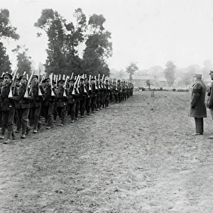 Lord Mayor of London visiting Western Front, WW1