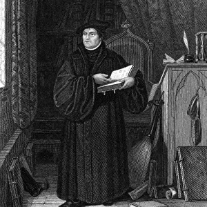 Luther in his Study