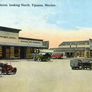Main Street - looking North - Tijuana, Mexico